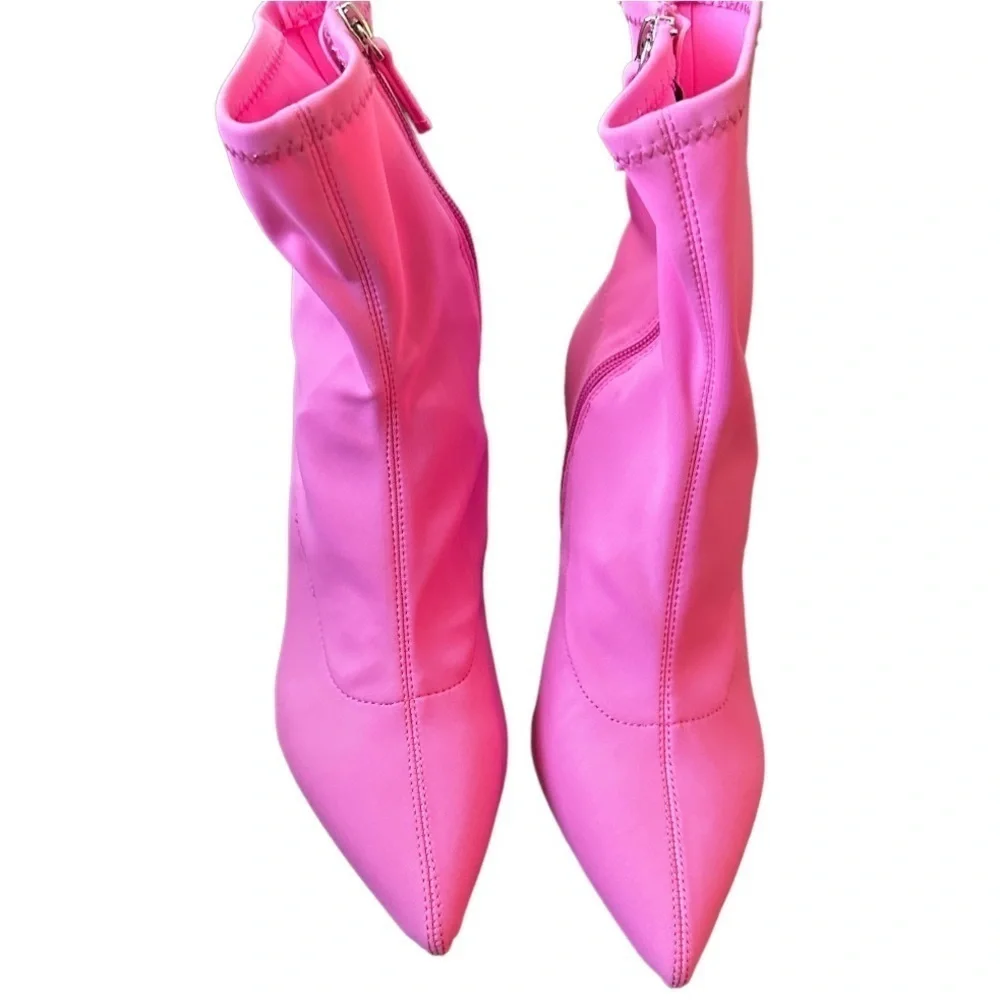 New ELOQUII Neoprene Ankle Boots Size:8W